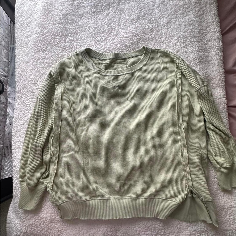 AE Oversized Big Hug Waffle sweatshirt